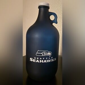 NFL Seattle Seahawks Blue Glass Growler | 64oz